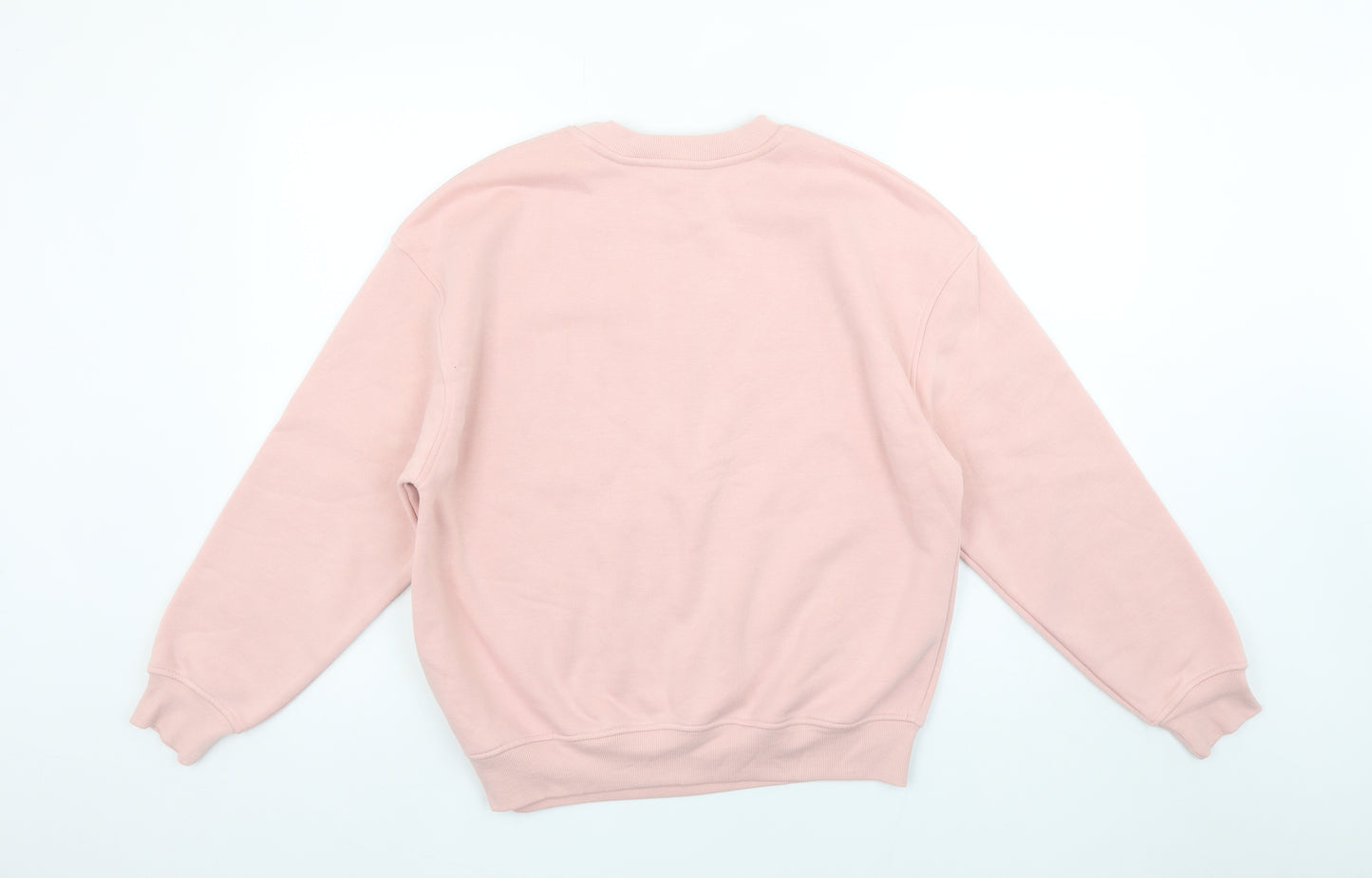 Dunnes Stores Women's Pink Pullover Sweatshirt Small Cotton Blend