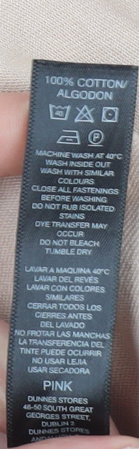 Dunnes Stores Women Beige Cotton Twill Button Jacket XL