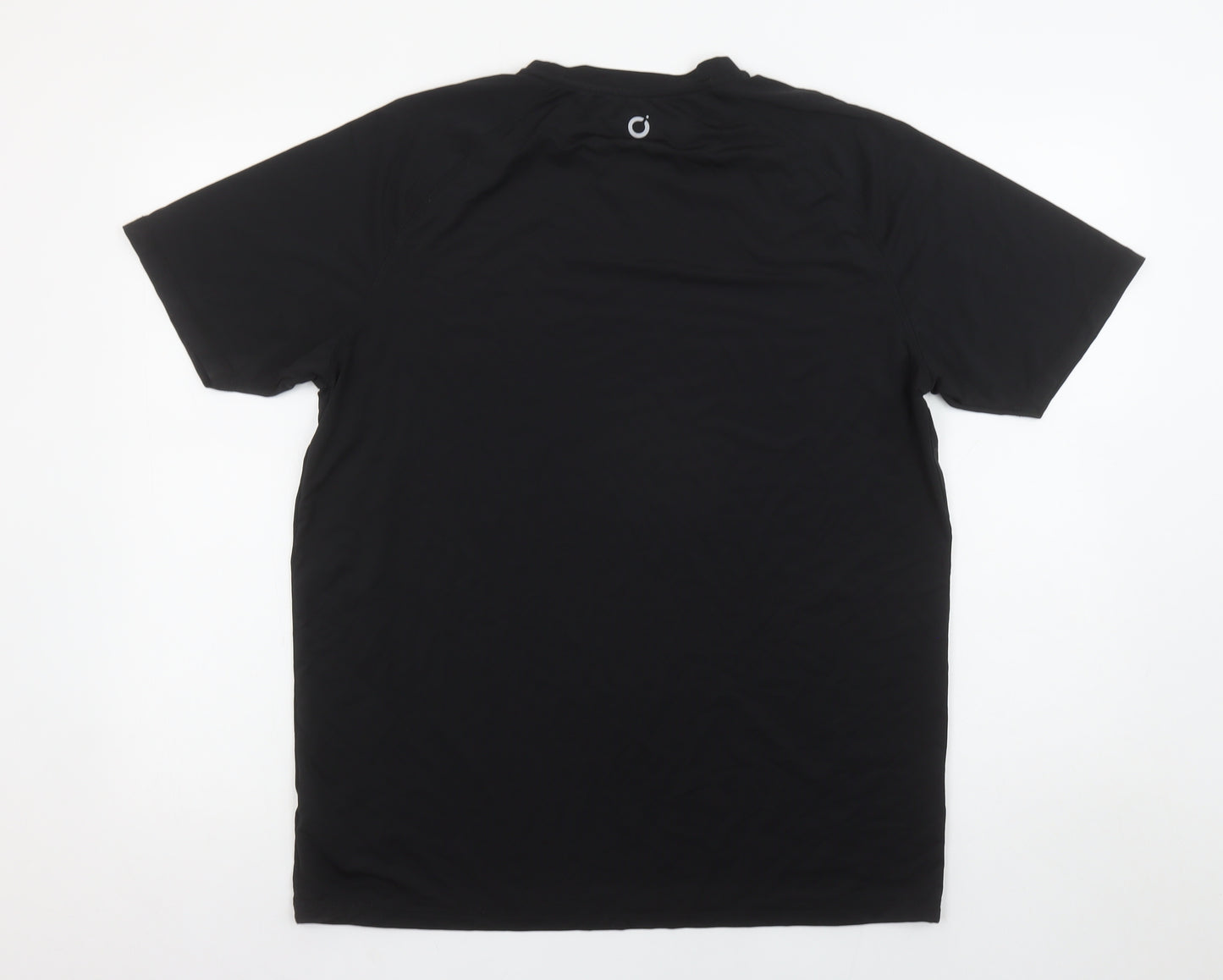 Dunnes Stores Men's Black Medium Athletic Fit Short Sleeve Gym T-Shirt