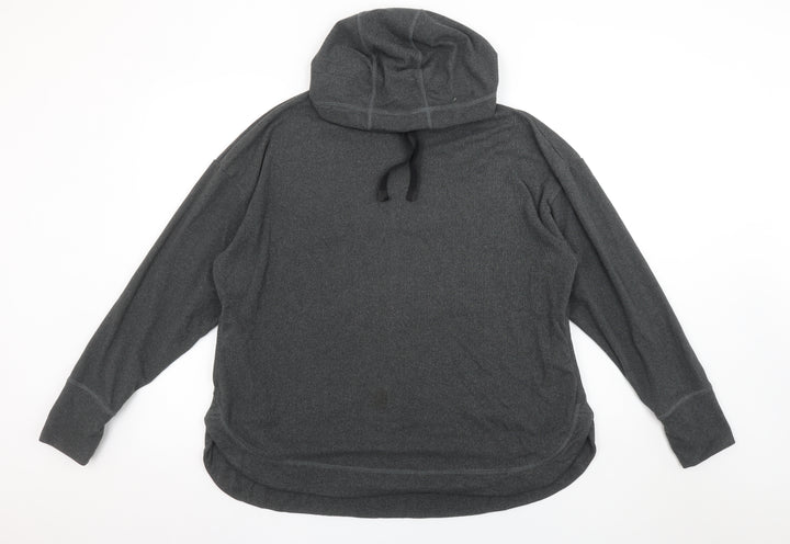 Dunnes Stores Women’s Grey Pullover Hoodie Size L Polyester Blend