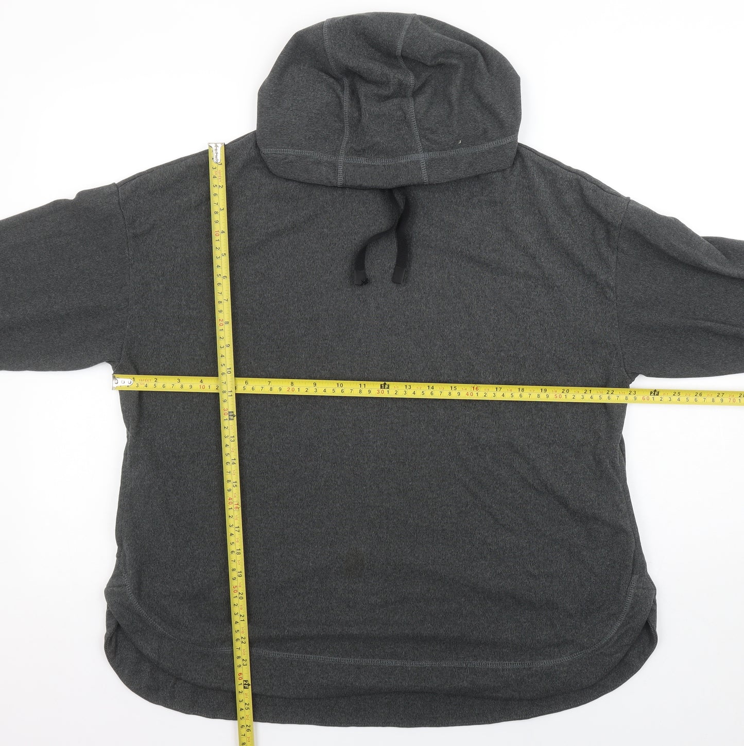 Dunnes Stores Women’s Grey Pullover Hoodie Size L Polyester Blend