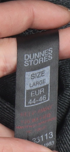 Dunnes Stores Women’s Grey Pullover Hoodie Size L Polyester Blend