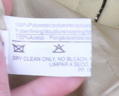 Fink Separates Women's Beige Quilted Full Zip Jacket Size 12