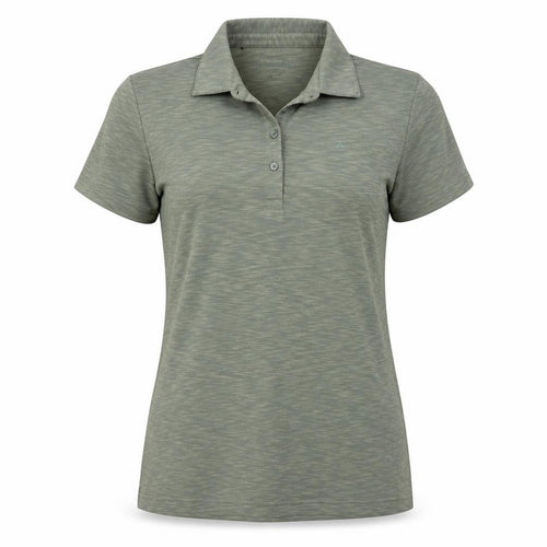 Schöffel Women's Green Polo Shirt M Lightweight Stretch Top