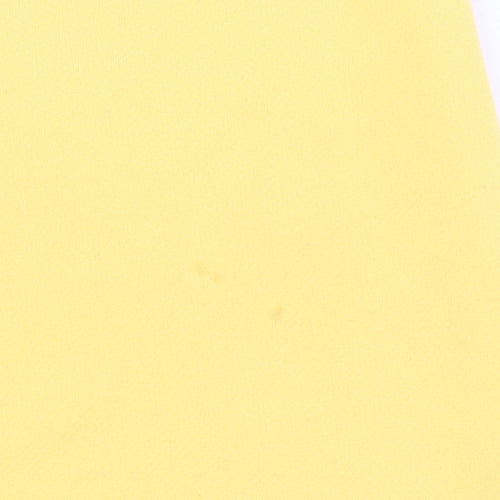 Adidas Men’s Yellow Climalite Short Sleeve Athletic T-Shirt M