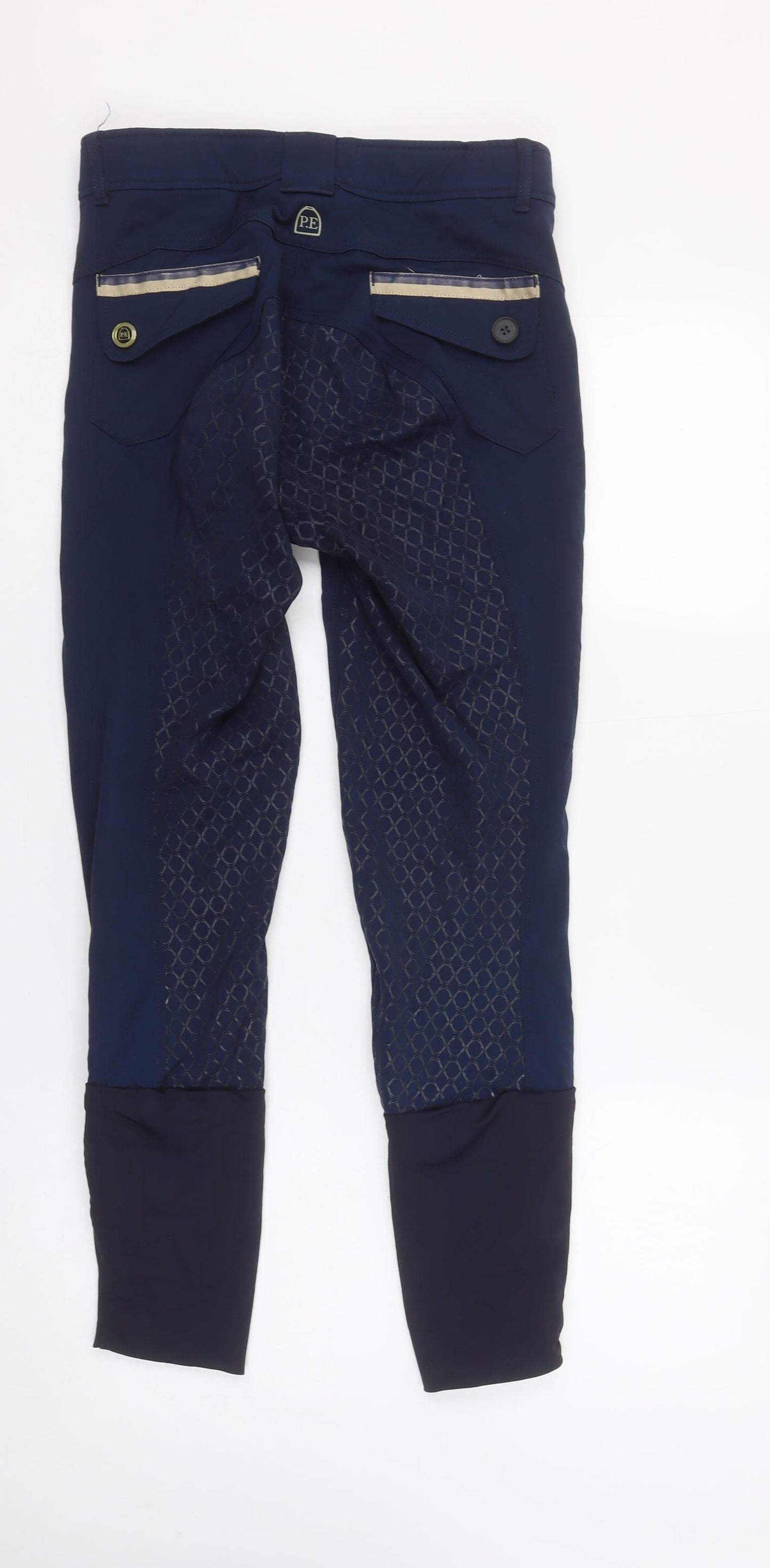 Premier Equine Women's Blue Stretch Equestrian Jegging Trousers Size 10