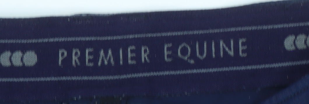Premier Equine Women's Blue Stretch Equestrian Jegging Trousers Size 10
