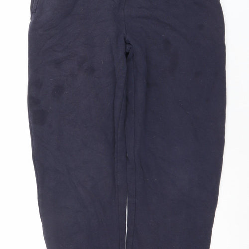 Marks and Spencer Boys Blue Cotton Jogger Sweatpants 13 Years