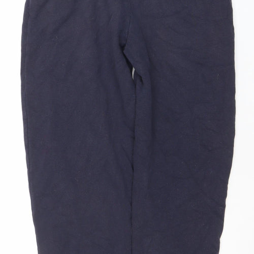Marks and Spencer Boys Blue Cotton Jogger Sweatpants 13 Years