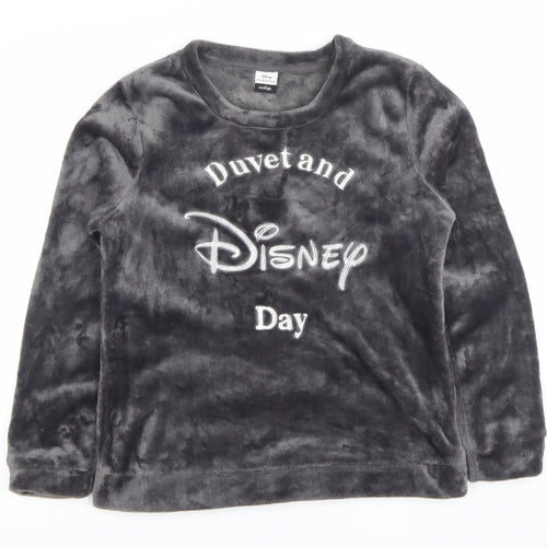 George Disney Classics Women's Grey Fleece Pyjama Top Size 8