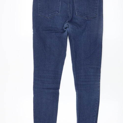 Savida Womens Blue Skinny Mid Rise Stretch Denim Jeans Size 12