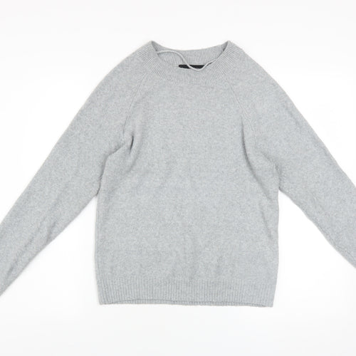 Vero Moda Women's Grey Crew Neck Knit Jumper Size S
