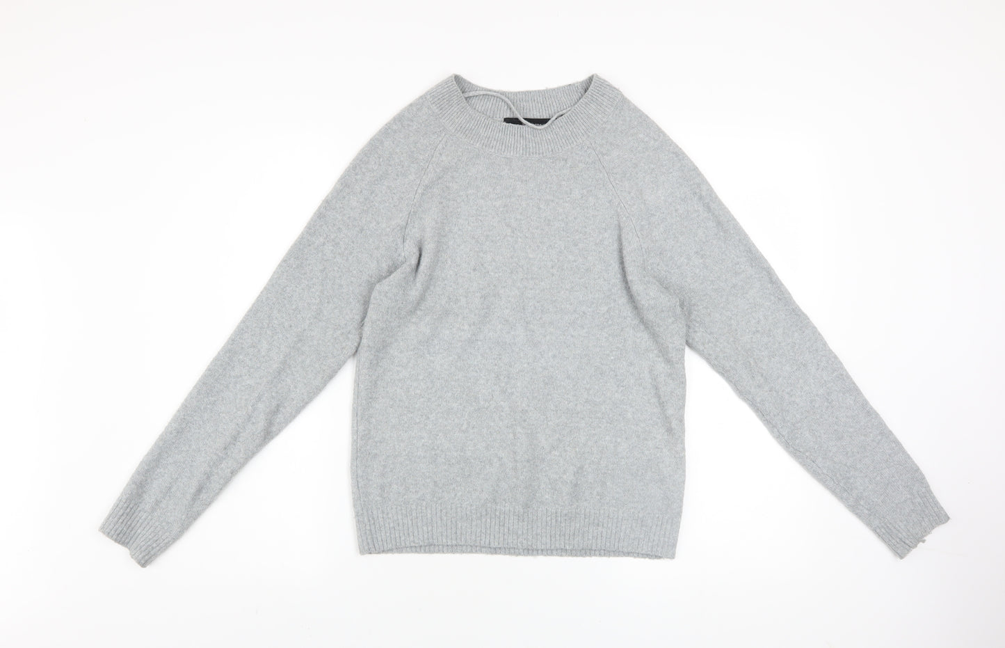 Vero Moda Women's Grey Crew Neck Knit Jumper Size S
