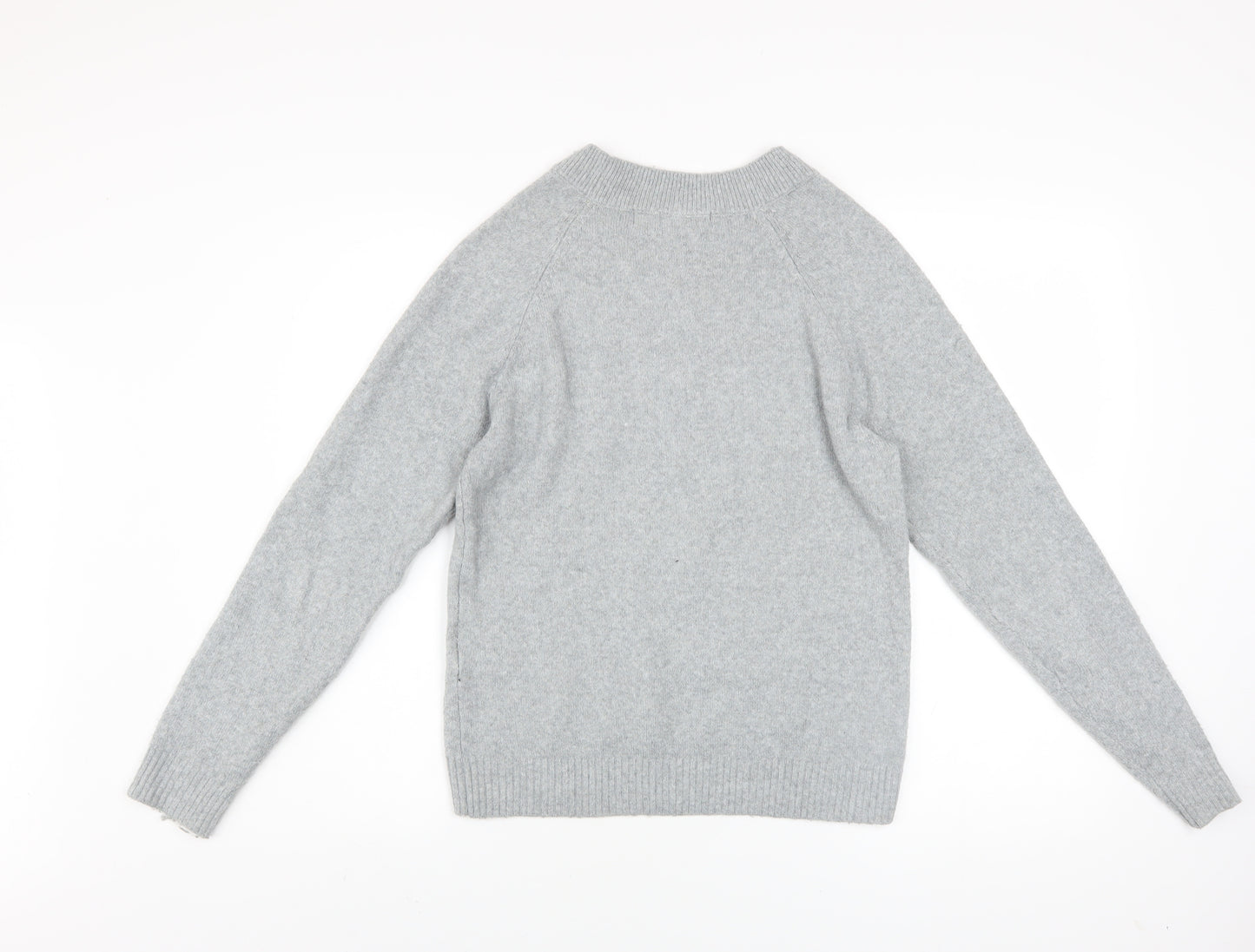 Vero Moda Women's Grey Crew Neck Knit Jumper Size S