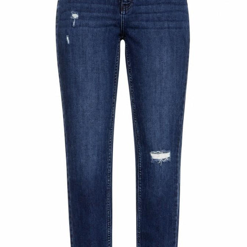 Next Women’s Blue Skinny Jeans Size 10L Tall Distressed Denim