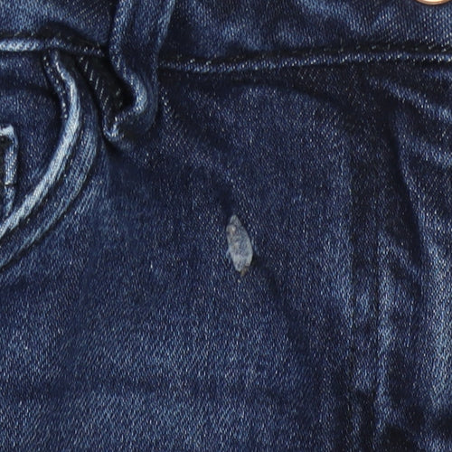 Next Women’s Blue Skinny Jeans Size 10L Tall Distressed Denim