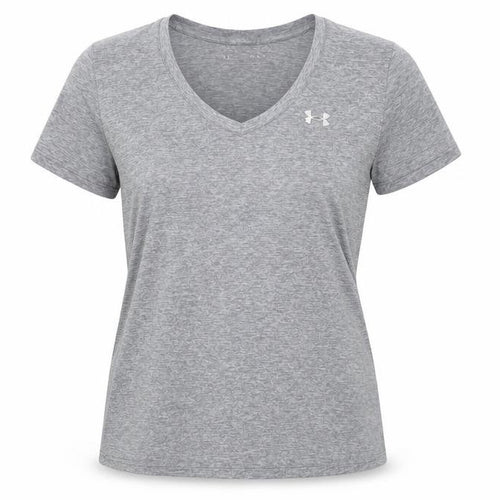 Under Armour Men Grey V-Neck Athletic Fit T-Shirt Size M