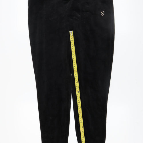 Cardio Bunny Women's Black Velour XL Stretch Leggings