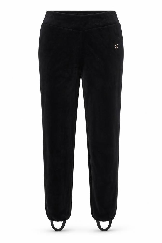 Cardio Bunny Women's Black Velour XL Stretch Leggings