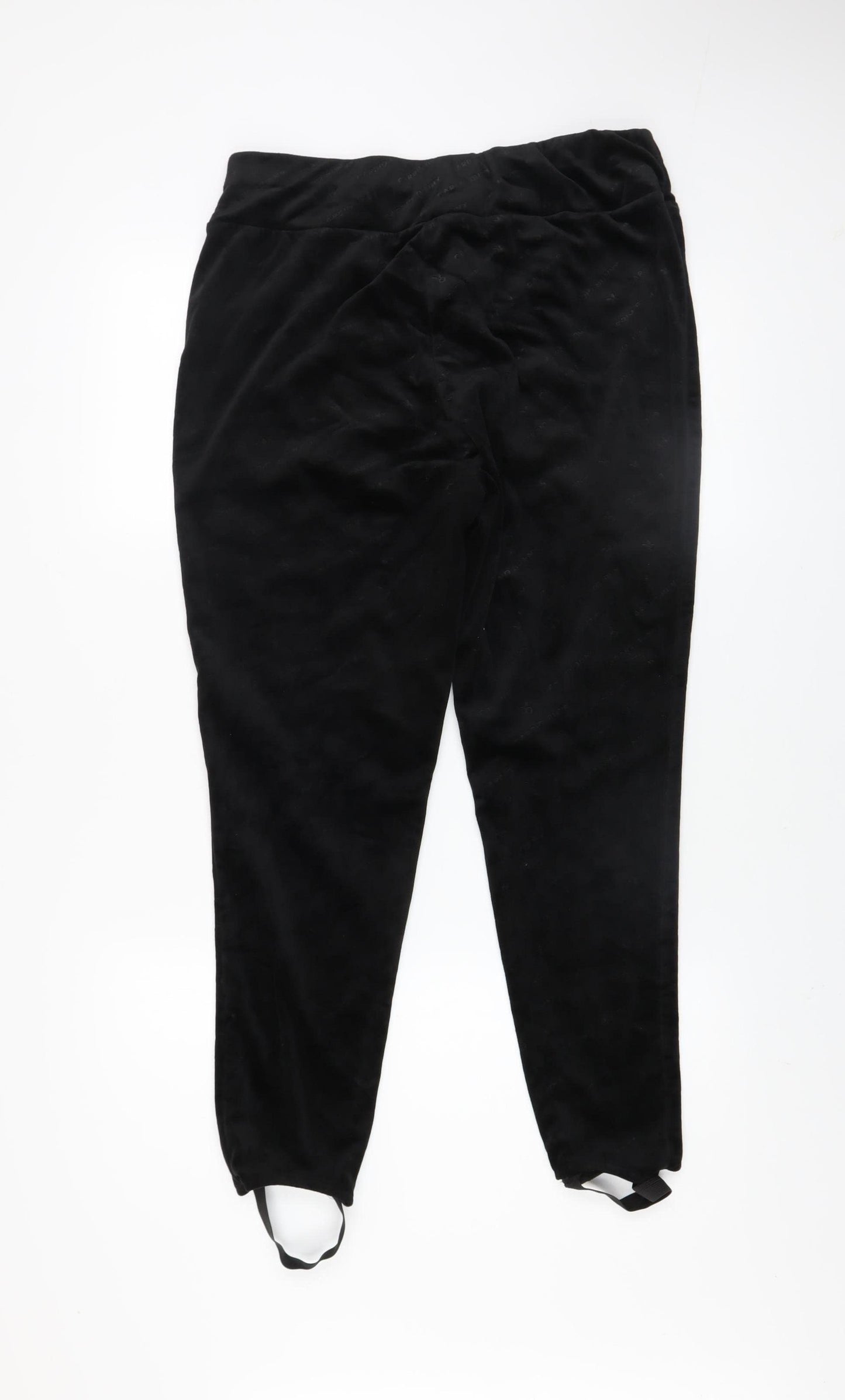 Cardio Bunny Women's Black Velour XL Stretch Leggings