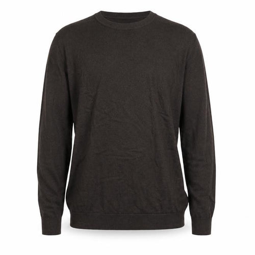 Selected Homme Men's Brown Cotton Crew Neck Jumper Size L