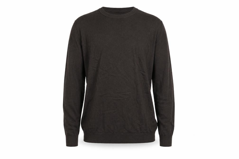 Selected Homme Men's Brown Cotton Crew Neck Jumper Size L