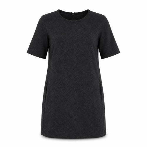 H&M Women Black XS Shift Knee Length Stretch Dress