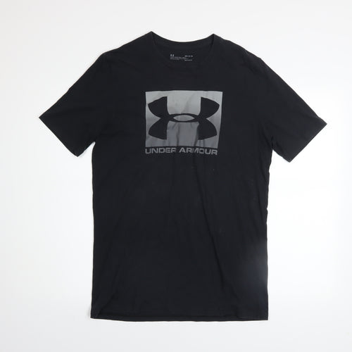 Under Armour Men's Black Medium HeatGear Loose Fit Graphic T-Shirt