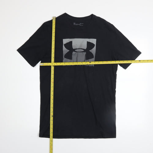 Under Armour Men's Black Medium HeatGear Loose Fit Graphic T-Shirt