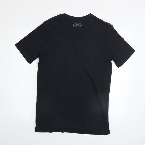 Under Armour Men's Black Medium HeatGear Loose Fit Graphic T-Shirt