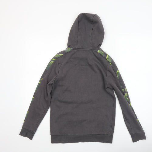 Xbox Boys Grey Hoodie 11-12 Years Pullover Graphic Print Cotton Blend