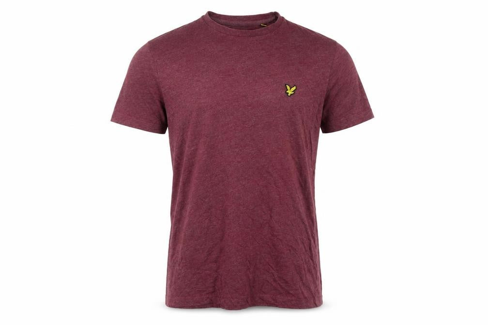 Lyle & Scott Men's Red Cotton Blend Crew Neck T-Shirt Size S