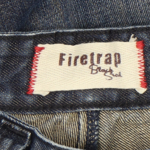 Firetrap Men Blue 30x32 Straight Leg Denim Jeans