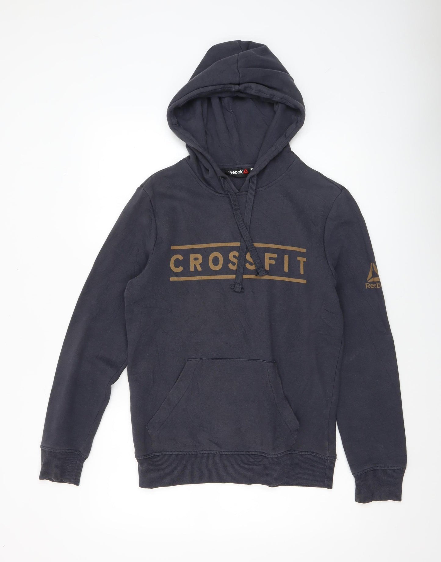 Reebok Men's Black CrossFit Pullover Hoodie XS Gym Fleece