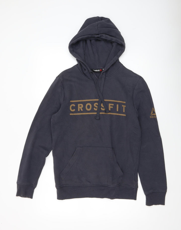 Reebok Men's Black CrossFit Pullover Hoodie XS Gym Fleece