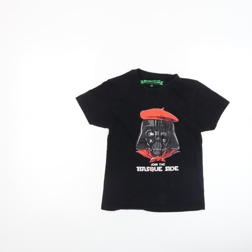 Avomarks Boys Black Star Wars Darth Vader Funny Graphic T-Shirt 8 Years