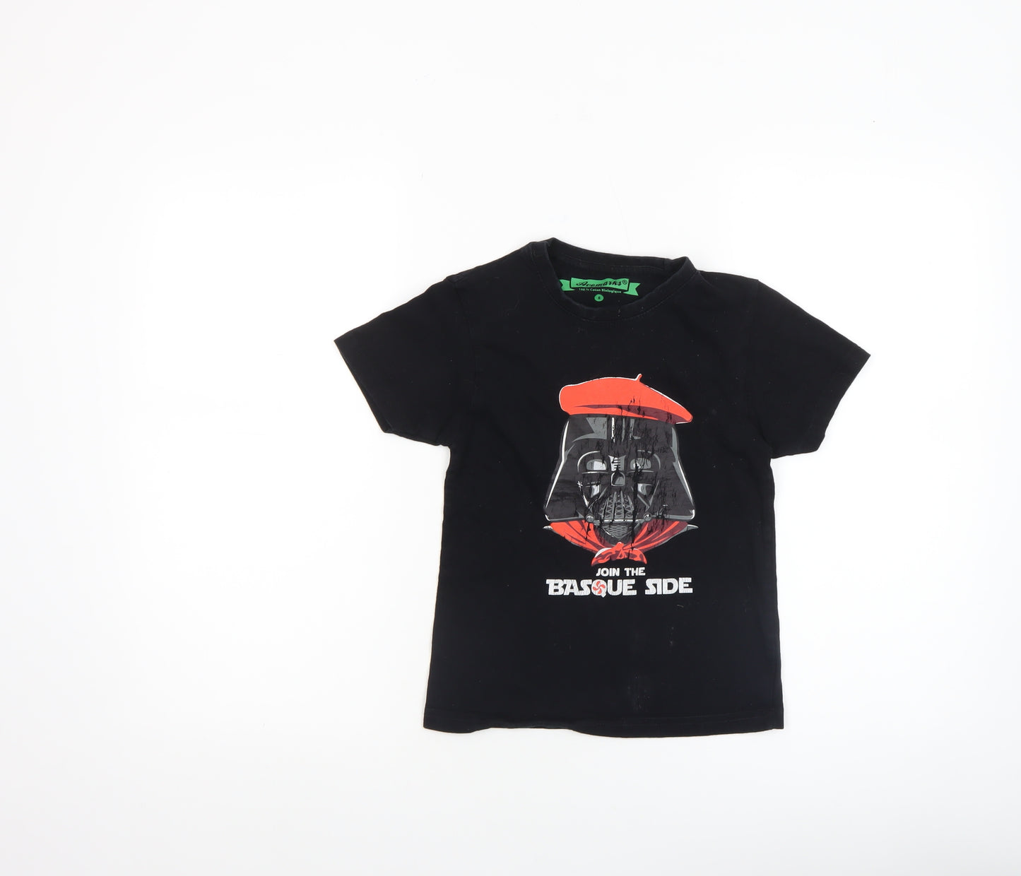 Avomarks Boys Black Star Wars Darth Vader Funny Graphic T-Shirt 8 Years