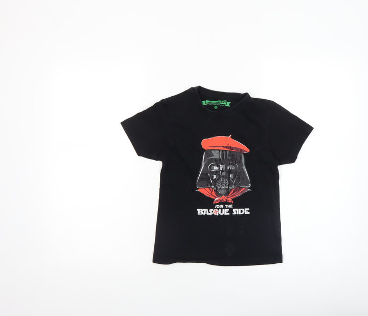 Avomarks Boys Black Star Wars Darth Vader Funny Graphic T-Shirt 8 Years