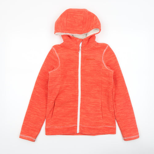 Mountain Warehouse Girls Orange Full Zip Fleece Hoodie 11-12 Years