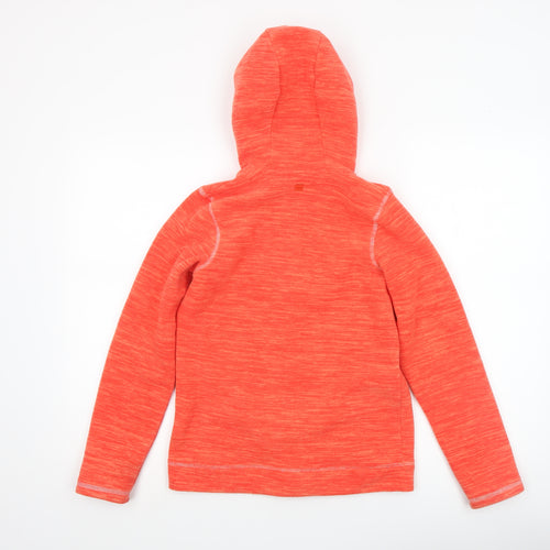Mountain Warehouse Girls Orange Full Zip Fleece Hoodie 11-12 Years