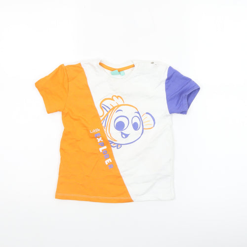 Disney Baby Finding Nemo Multicoloured Short Sleeve T-Shirt 24 Months