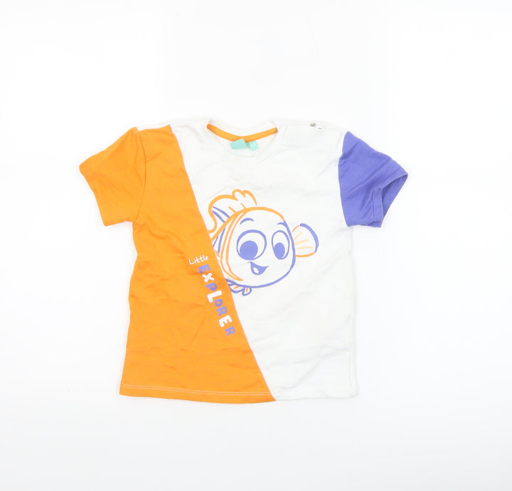 Disney Baby Finding Nemo Multicoloured Short Sleeve T-Shirt 24 Months