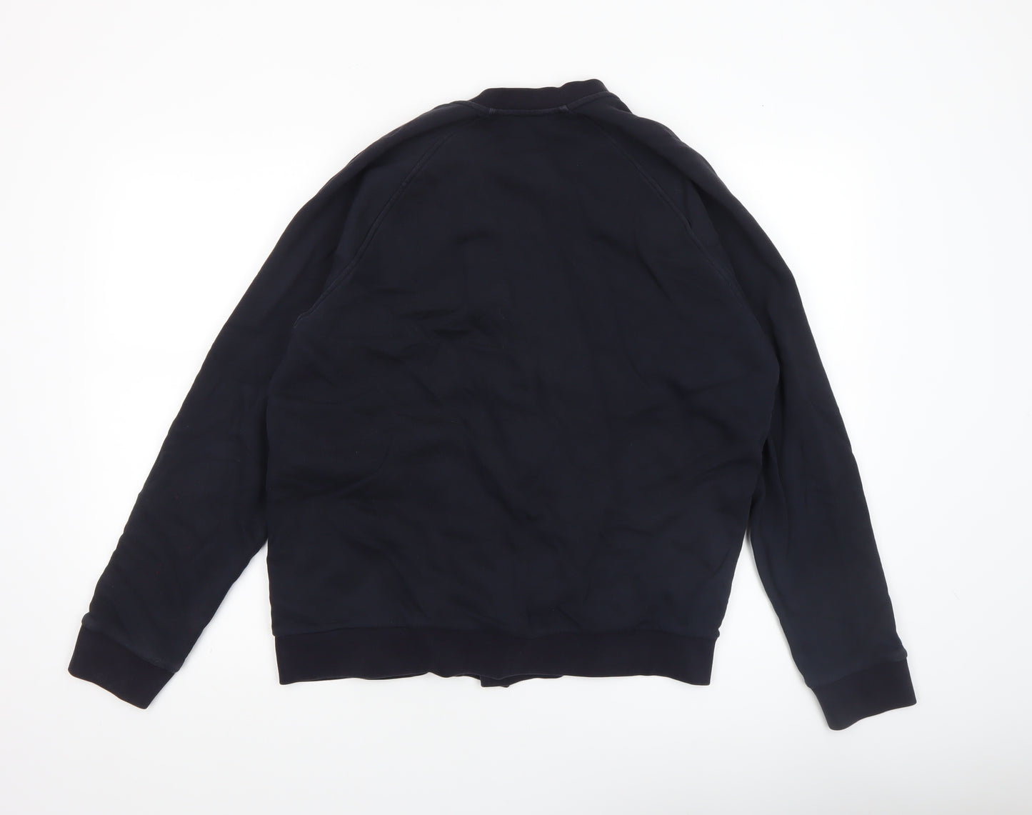 COS Men's Blue Cotton Bomber Jacket Size M Casual Lightweight