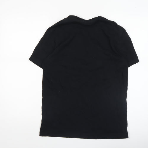 Calvin Klein Jeans Men’s Black Cotton Crew Neck T-Shirt M