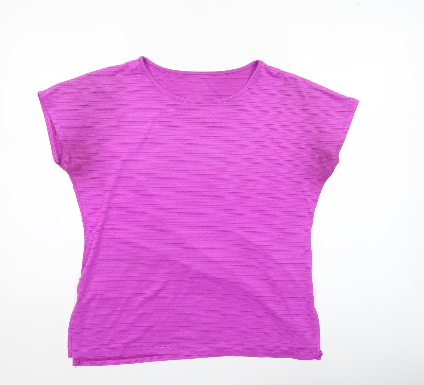 Dunnes Stores Womens Purple Short Sleeve Activewear Top Size 8