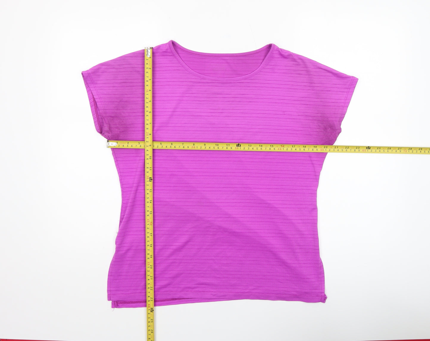 Dunnes Stores Womens Purple Short Sleeve Activewear Top Size 8