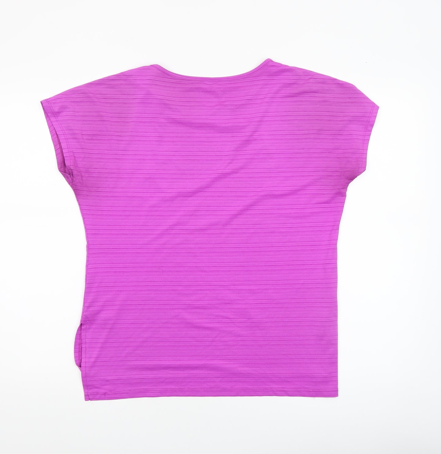 Dunnes Stores Womens Purple Short Sleeve Activewear Top Size 8
