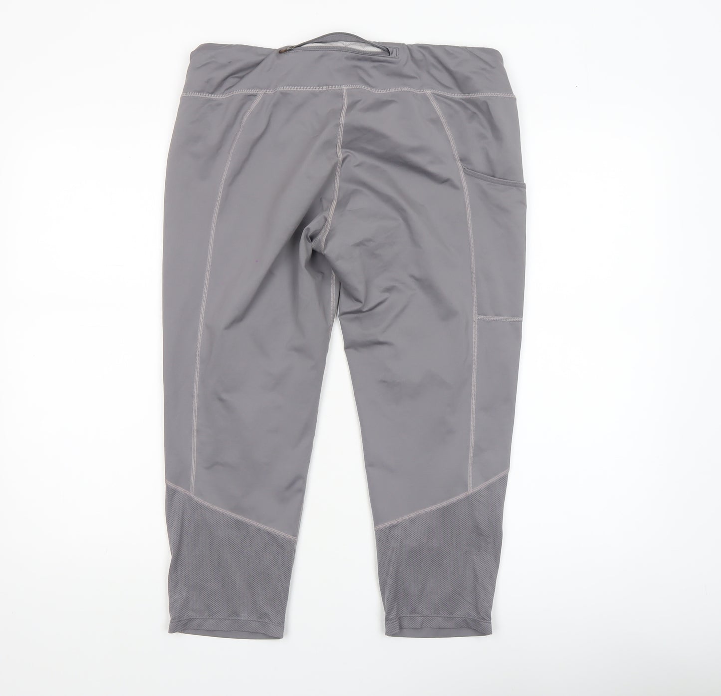 Nike Women's Grey Dri-Fit Capri Leggings XL Activewear