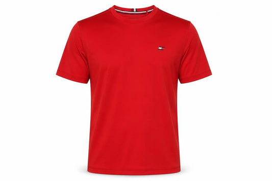 Tommy Hilfiger Men's Red Performance T-Shirt Size M Regular Fit