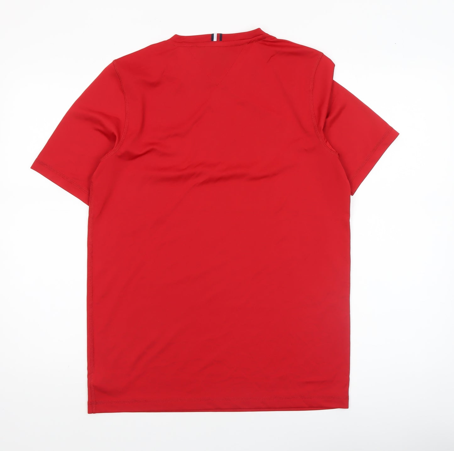 Tommy Hilfiger Men's Red Performance T-Shirt Size M Regular Fit
